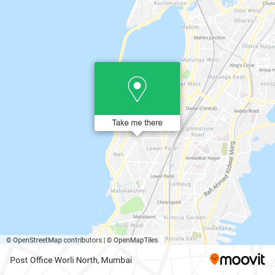 Post Office Worli North map