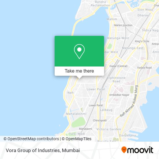 Vora Group of Industries map