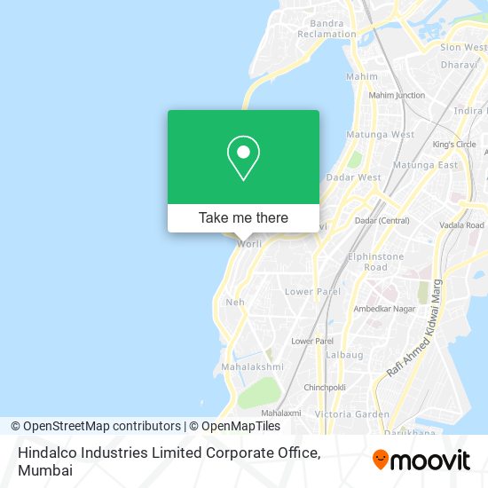 Hindalco Industries Limited Corporate Office map