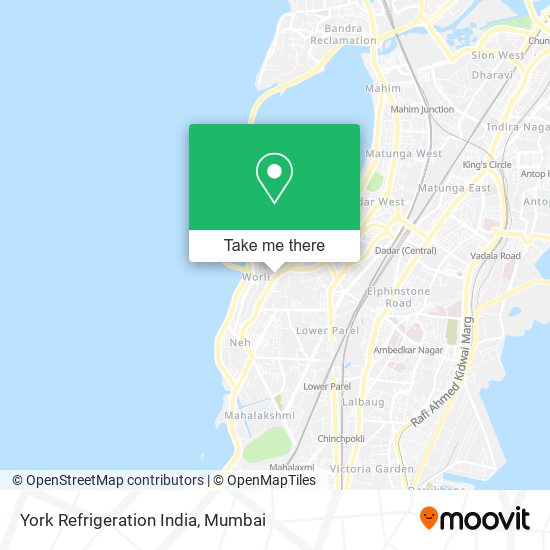 York Refrigeration India map