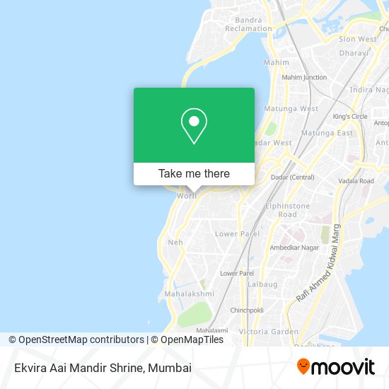Ekvira Aai Mandir Shrine map