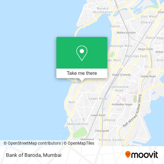 Bank of Baroda map