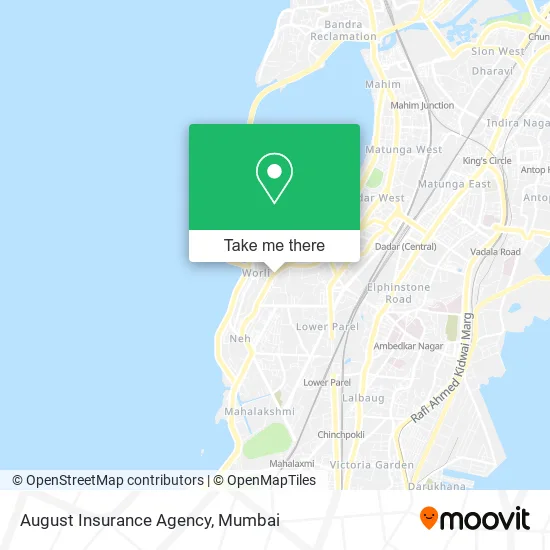 August Insurance Agency map