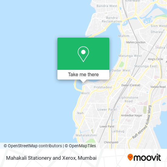 Mahakali Stationery and Xerox map