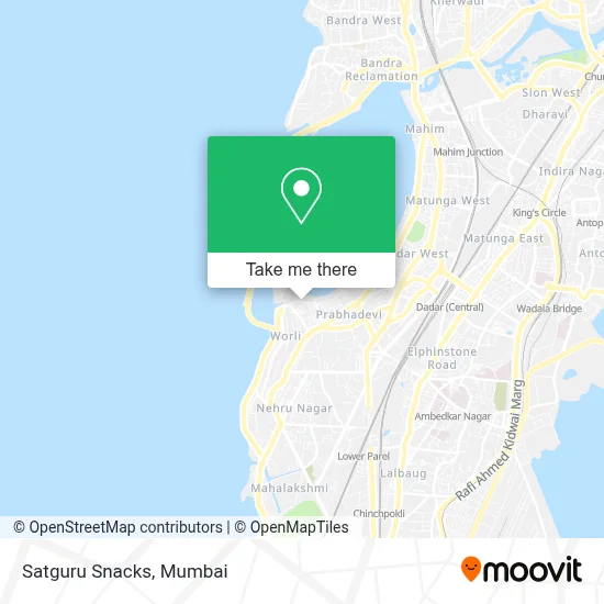 Satguru Snacks map