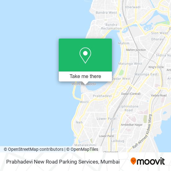 Prabhadevi New Road Parking Services map