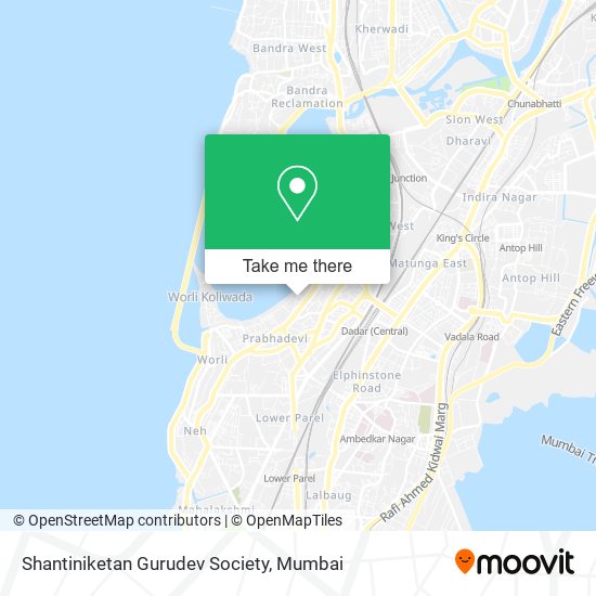Shantiniketan Gurudev Society map