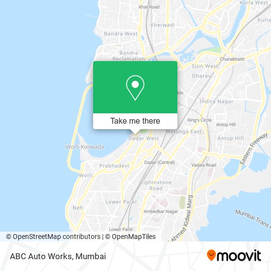 ABC Auto Works map