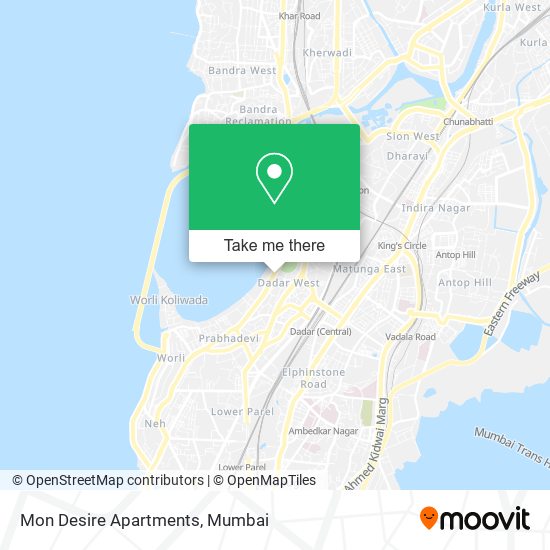 Mon Desire Apartments map