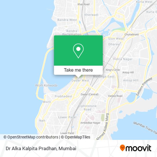 Dr Alka Kalpita Pradhan map