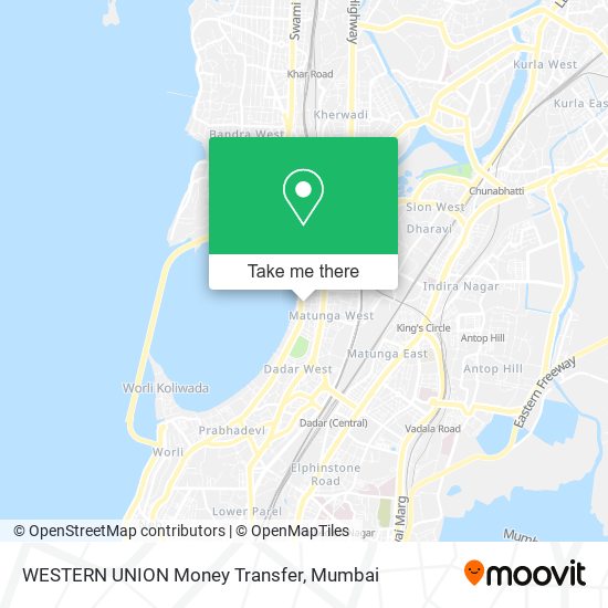 WESTERN UNION Money Transfer map