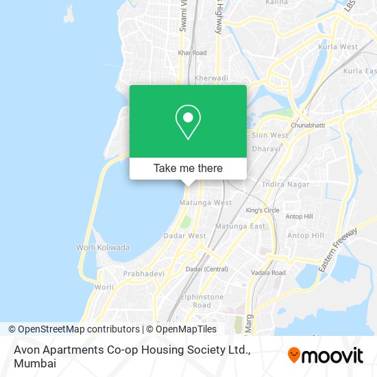 Avon Apartments Co-op Housing Society Ltd. map