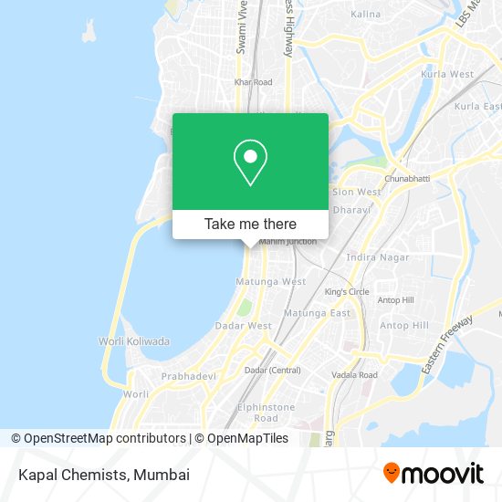 Kapal Chemists map