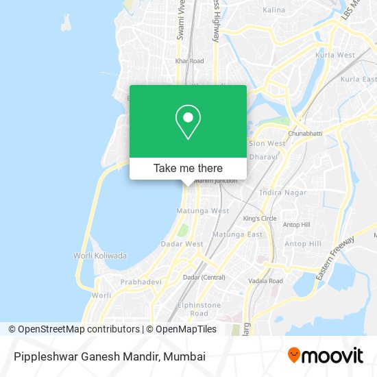 Pippleshwar Ganesh Mandir map