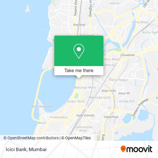 Icici Bank map