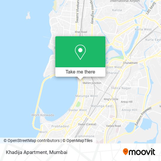 Khadija Apartment map