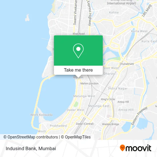 Indusind Bank map