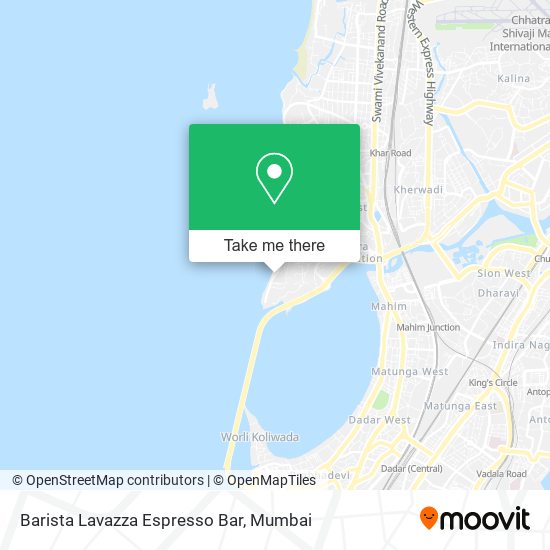 Barista Lavazza Espresso Bar map