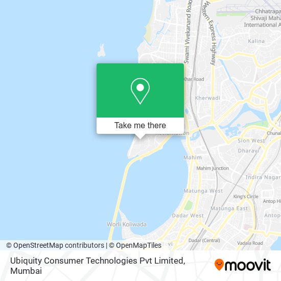 Ubiquity Consumer Technologies Pvt Limited map