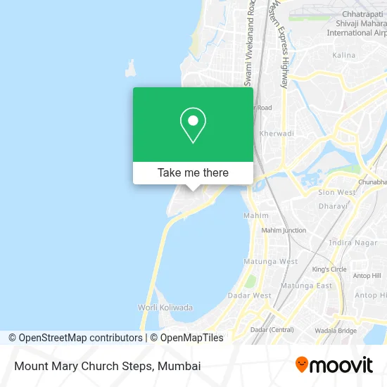 Mount Mary Church Steps map