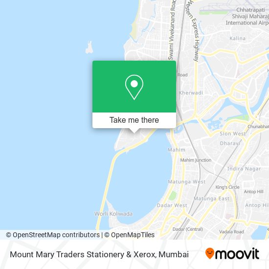 Mount Mary Traders Stationery & Xerox map