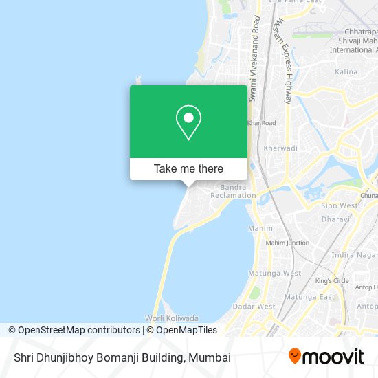 Shri Dhunjibhoy Bomanji Building map