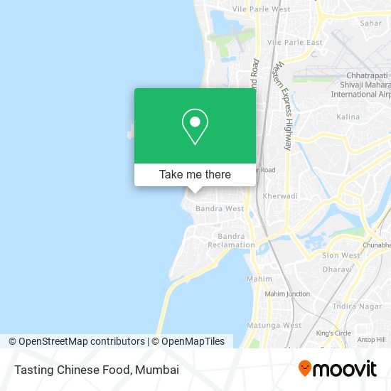 Tasting Chinese Food map