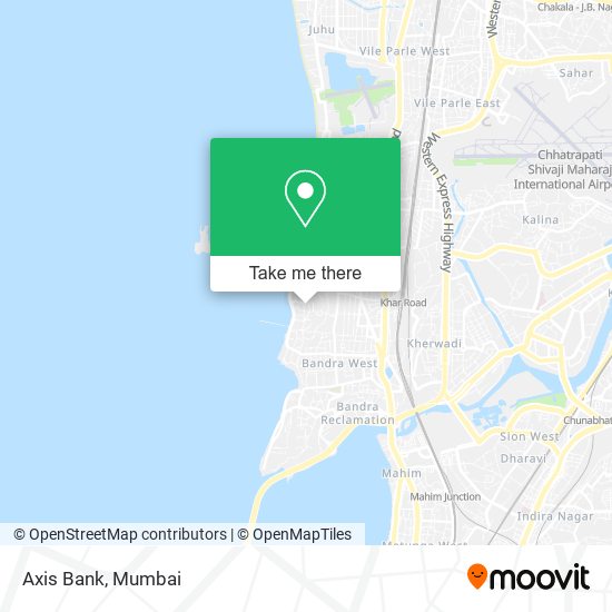 Axis Bank map