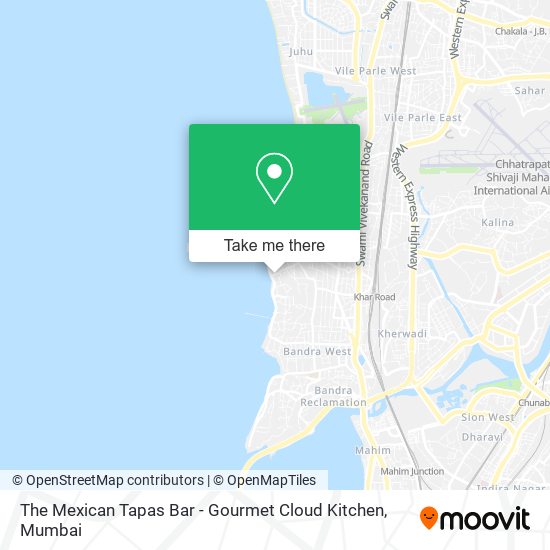 The Mexican Tapas Bar - Gourmet Cloud Kitchen map