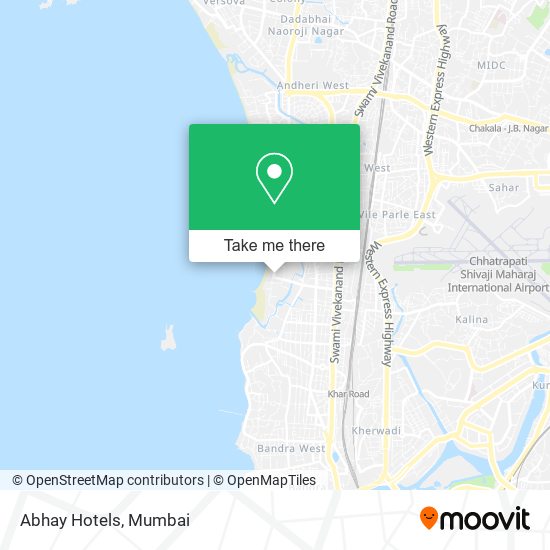 Abhay Hotels map