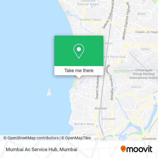 Mumbai Ac Service Hub map