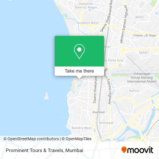 Prominent Tours & Travels map