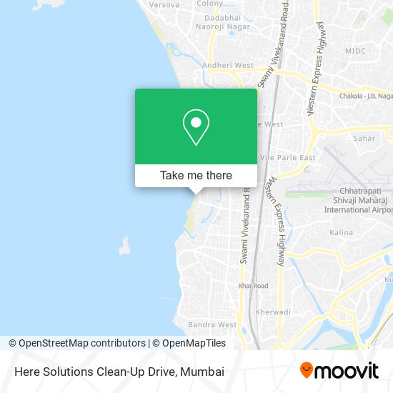 Here Solutions Clean-Up Drive map