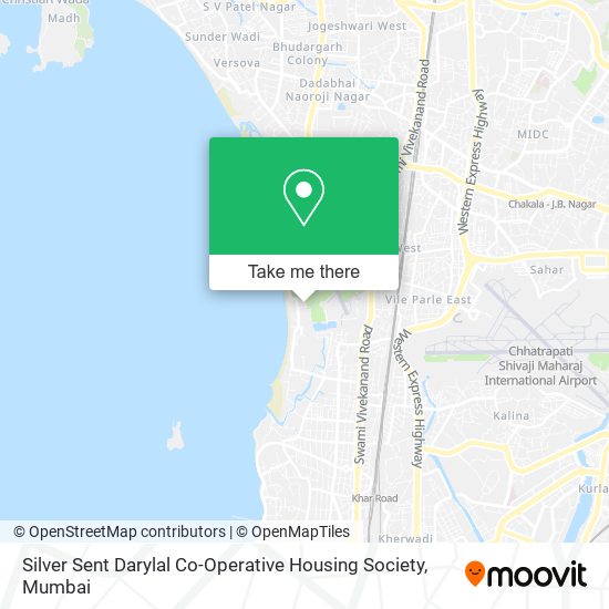 Silver Sent Darylal Co-Operative Housing Society map