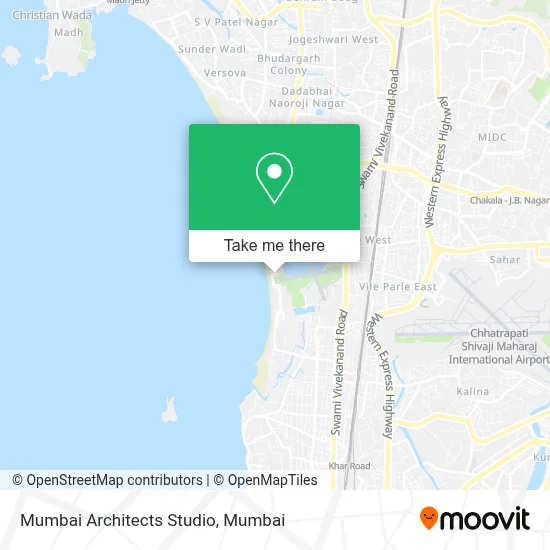 Mumbai Architects Studio map