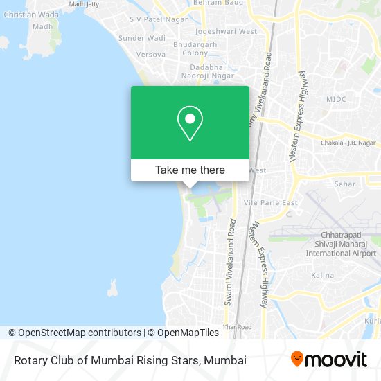 Rotary Club of Mumbai Rising Stars map