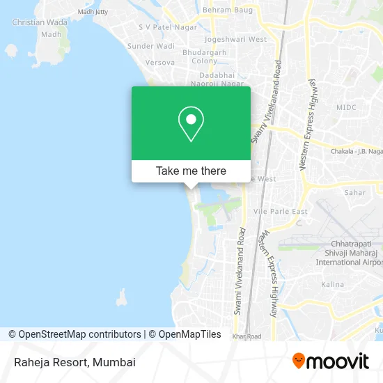 Raheja Resort map