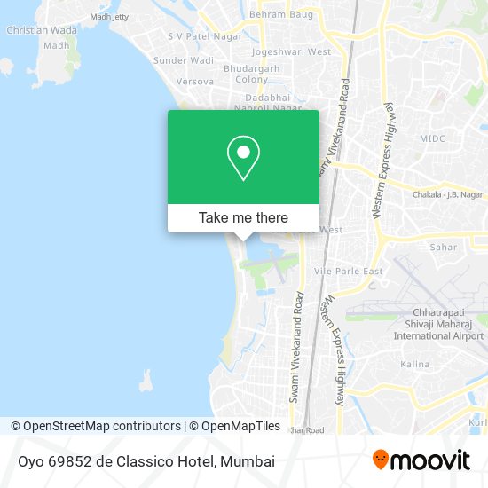 Oyo 69852 de Classico Hotel map