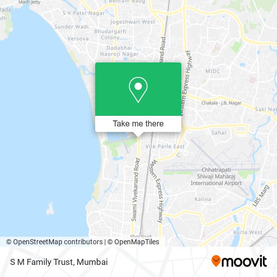 S M Family Trust map