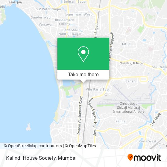 Kalindi House Society map