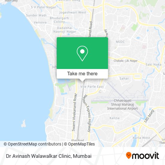 Dr Avinash Walawalkar Clinic map