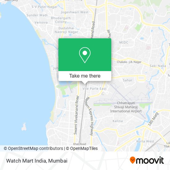 Watch Mart India map