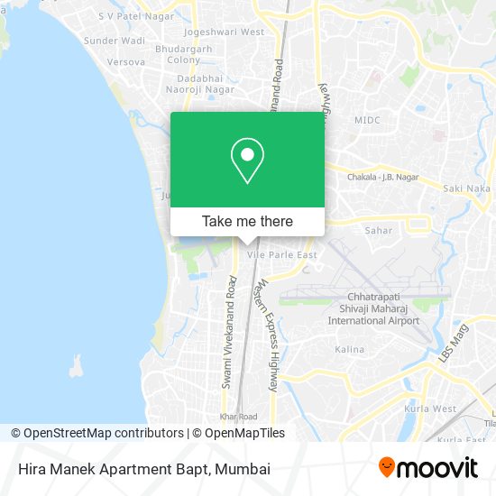 Hira Manek Apartment Bapt map