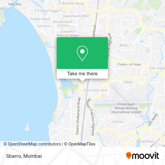 SBARRO map
