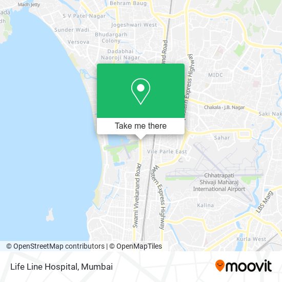 Life Line Hospital map