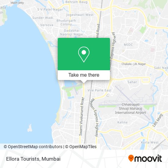 Ellora Tourists map