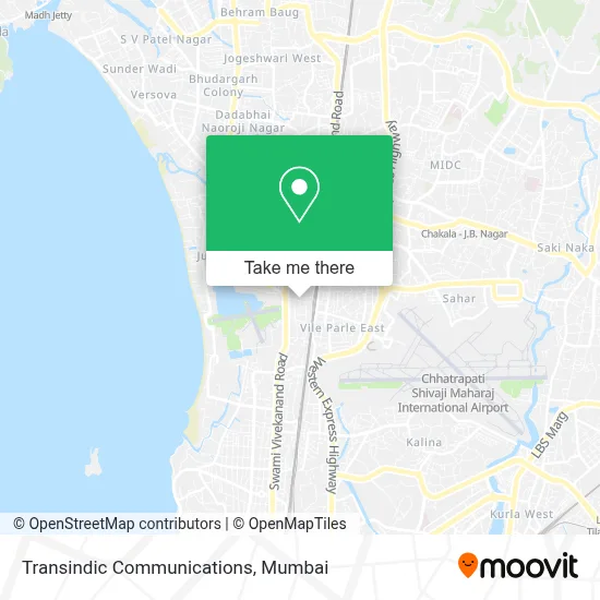Transindic Communications map