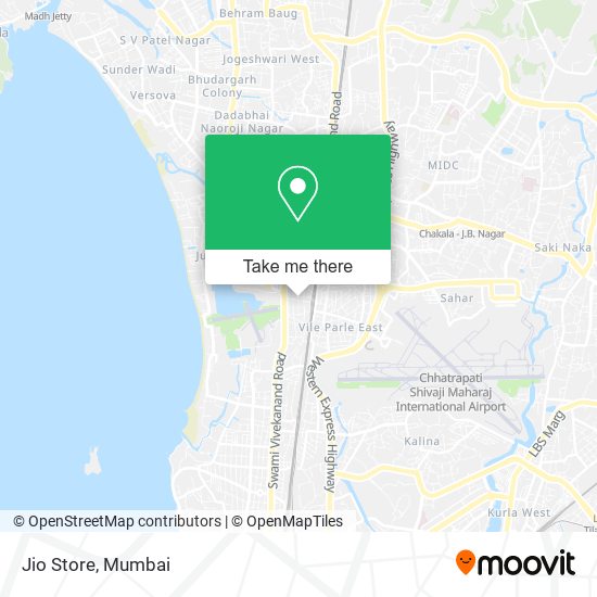 Jio Store map