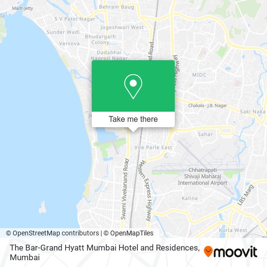 The Bar-Grand Hyatt Mumbai Hotel and Residences map