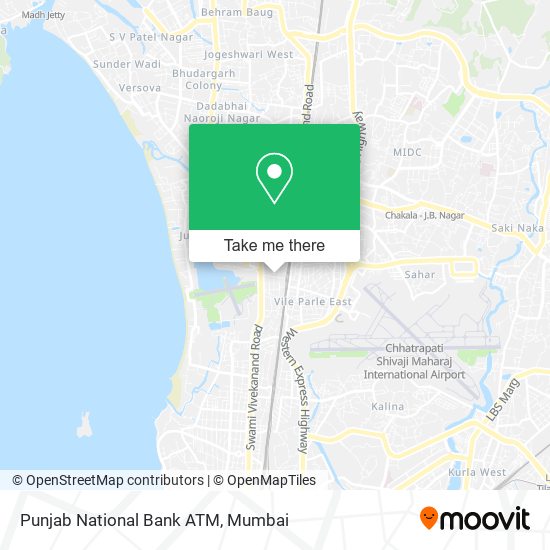 Punjab National Bank ATM map